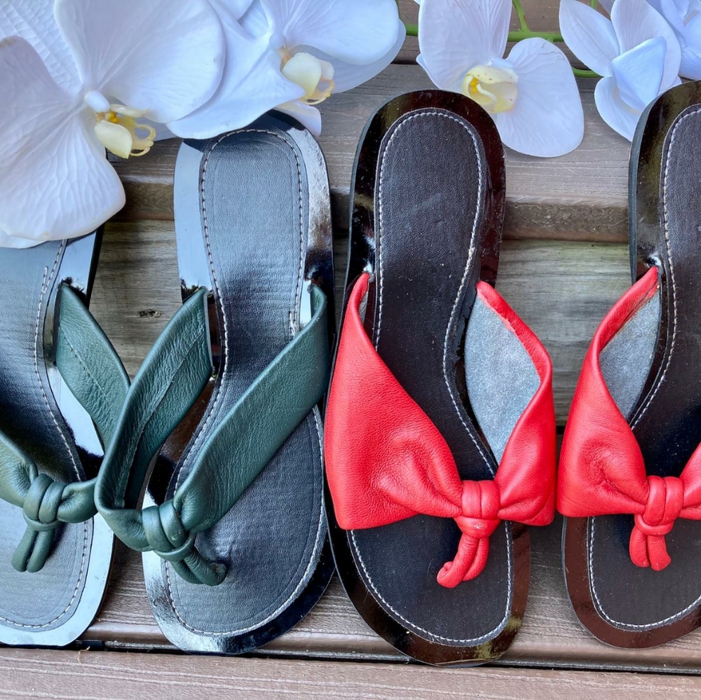 Women's leather sandals